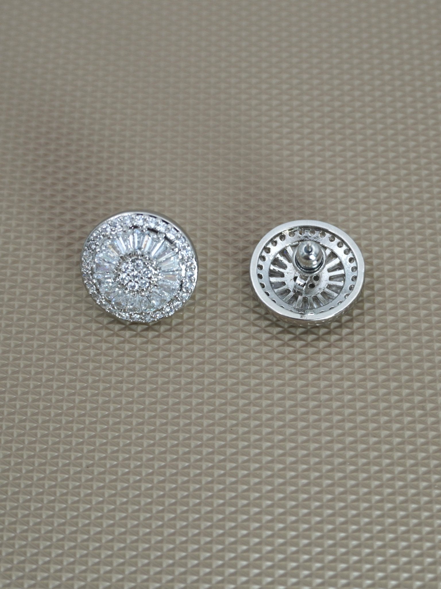 WHITE ABBEY ZIRCONIA STUDS - Jewels of Iva