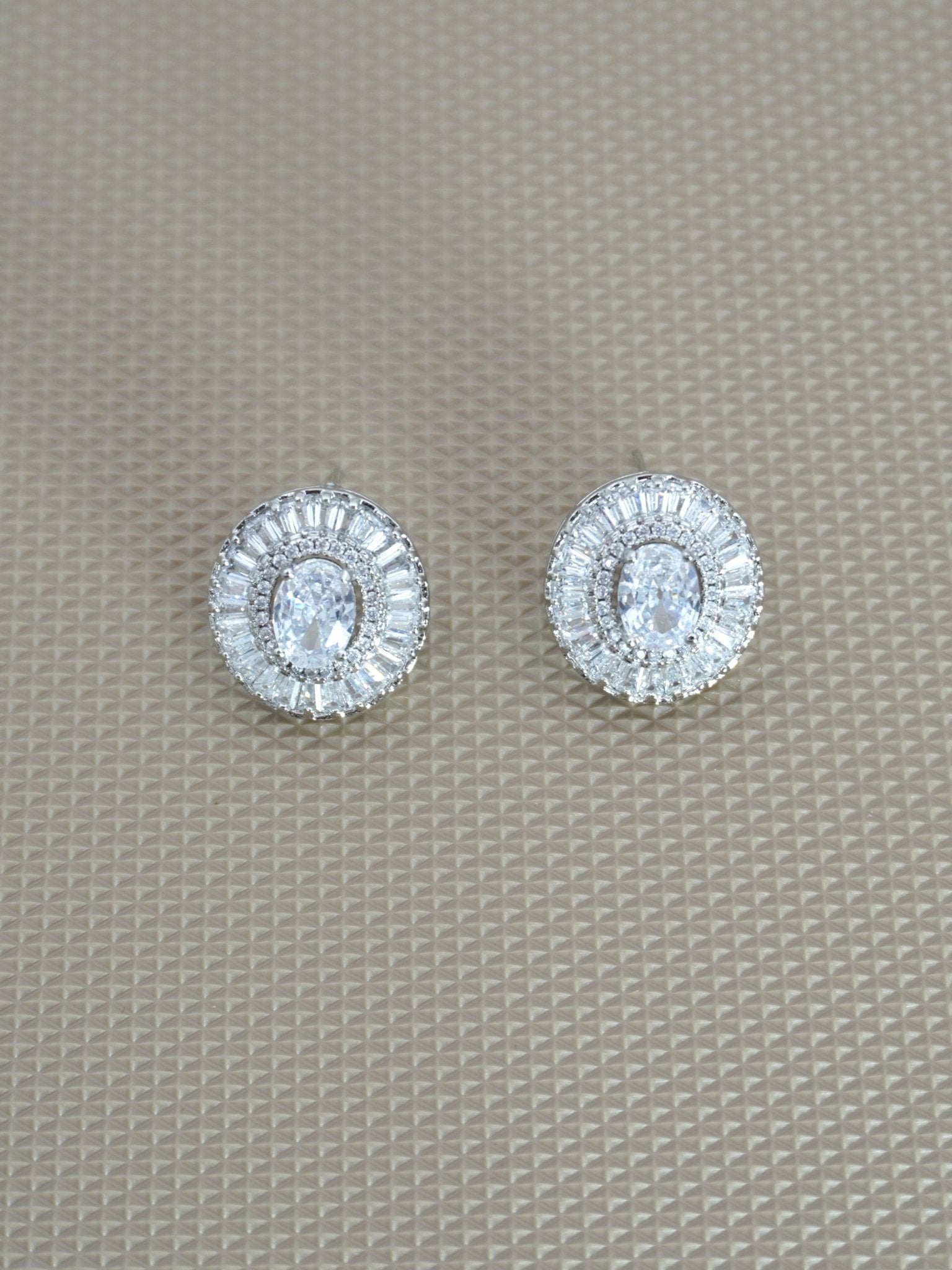 WHITE ANOUK ZIRCONIA STUDS - Jewels of Iva