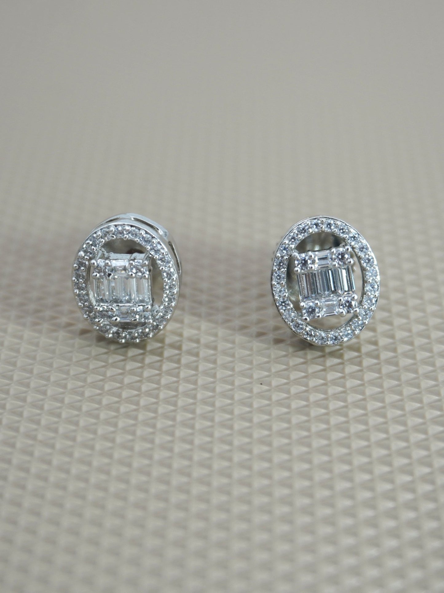 WHITE DALLAS ZIRCONIA STUDS - Jewels of Iva