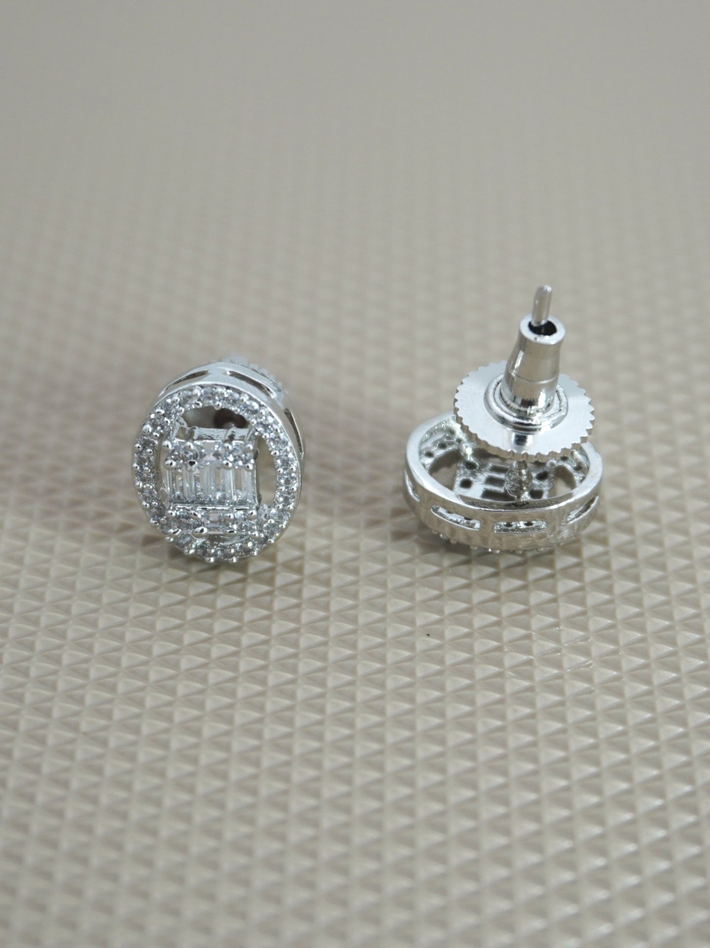 WHITE DALLAS ZIRCONIA STUDS - Jewels of Iva