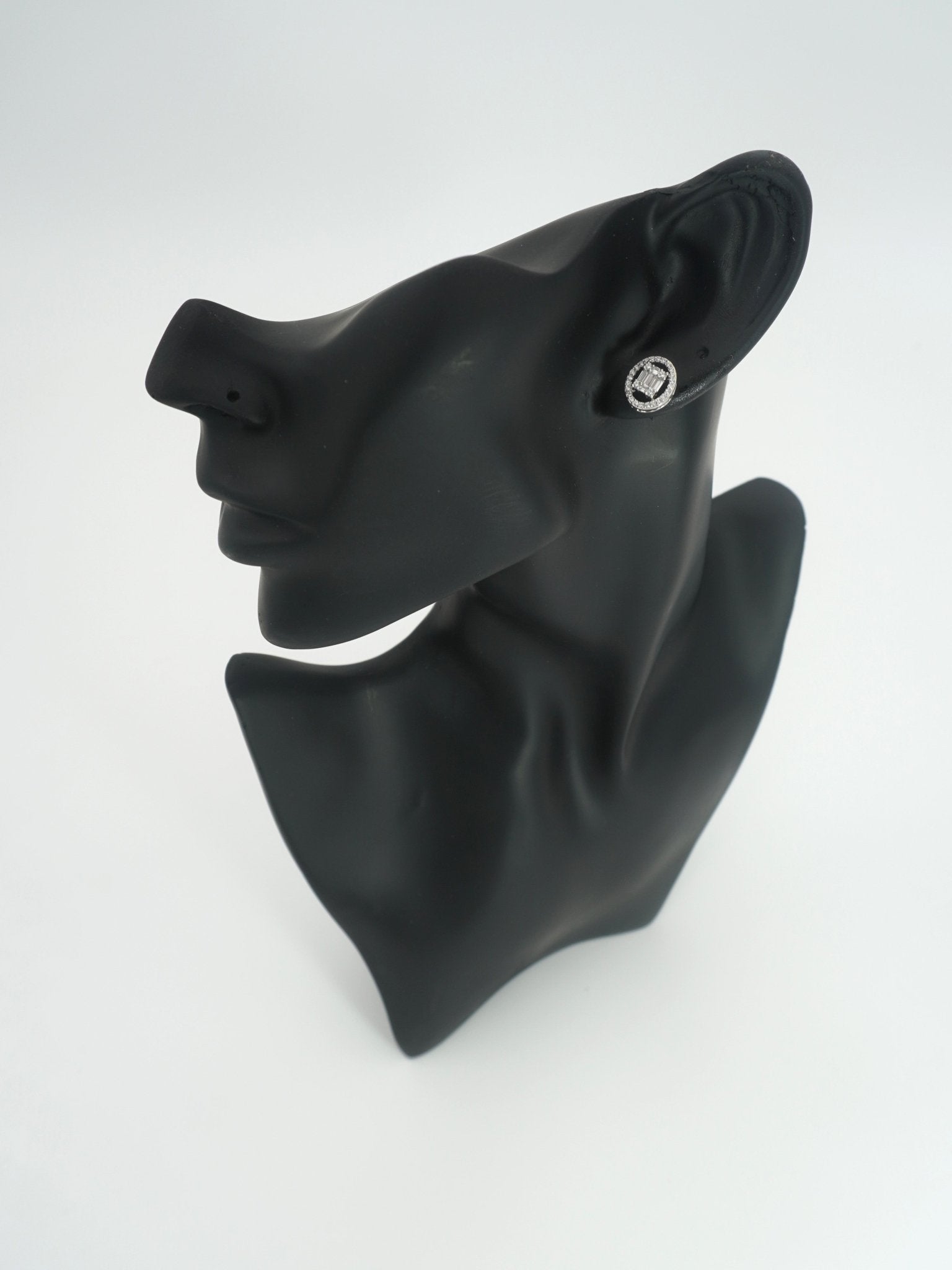 WHITE DALLAS ZIRCONIA STUDS - Jewels of Iva