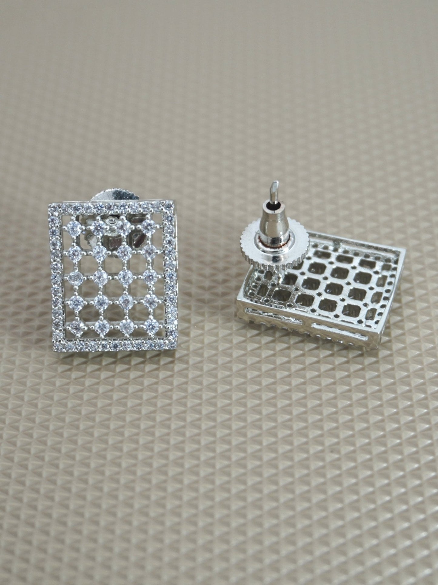 WHITE DARCY ZIRCONIA STUDS - Jewels of Iva
