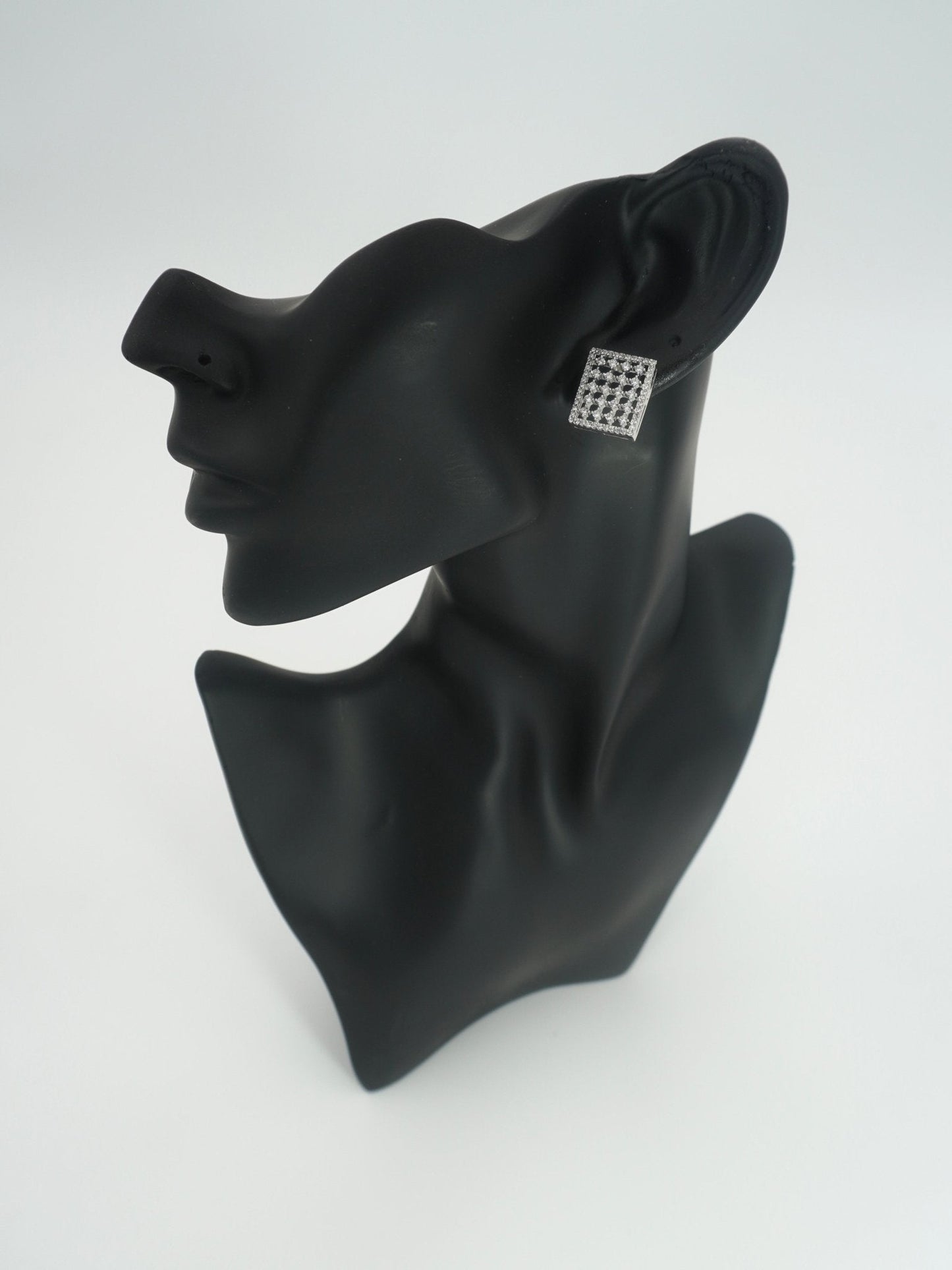 WHITE DARCY ZIRCONIA STUDS - Jewels of Iva