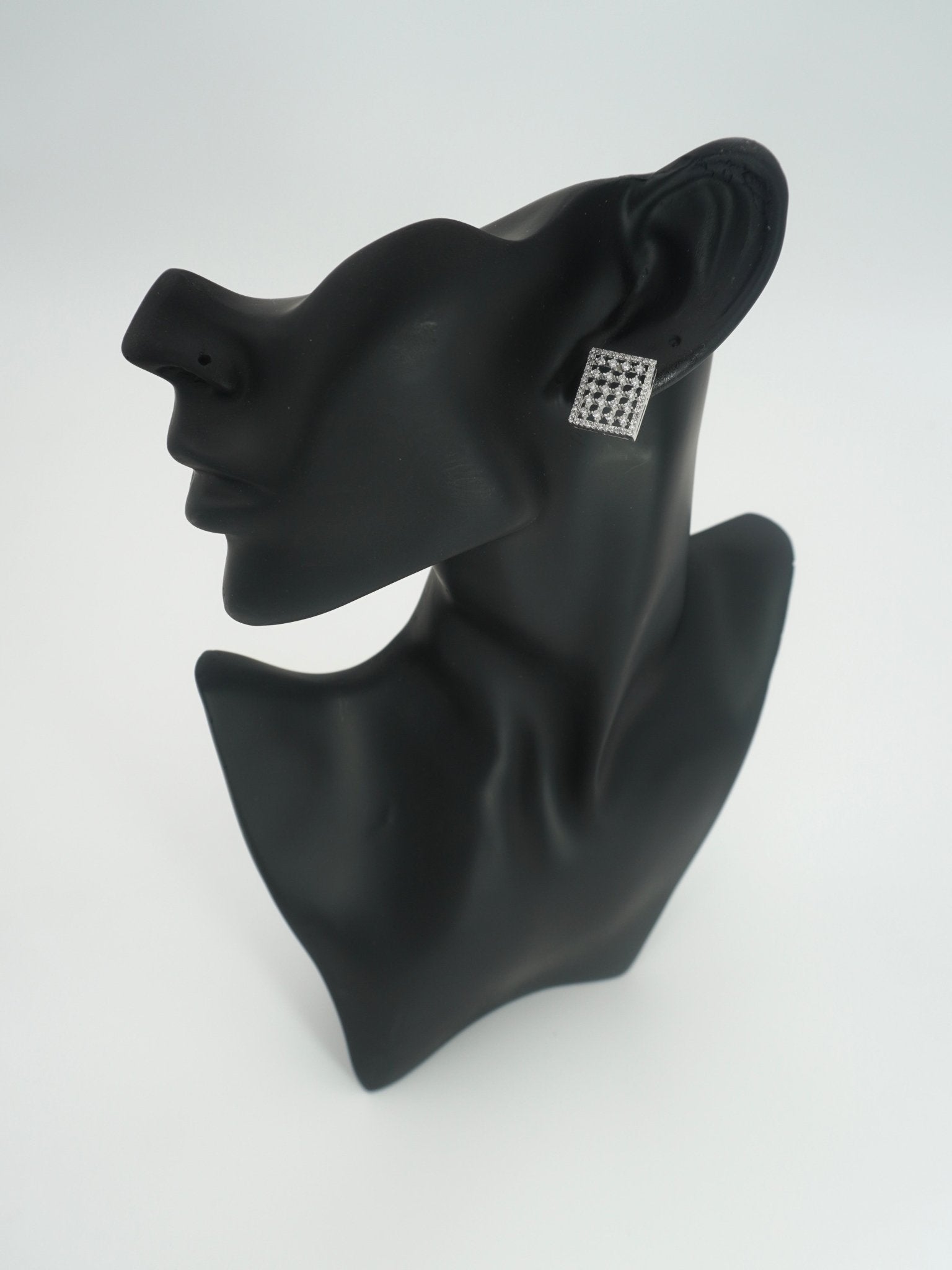 WHITE DARCY ZIRCONIA STUDS - Jewels of Iva