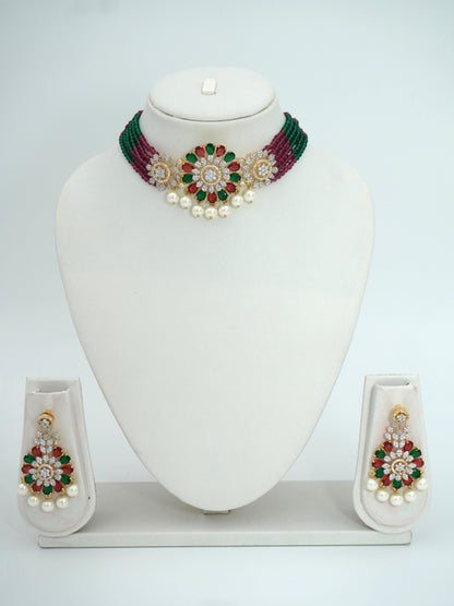 MULTICOLOR LEONA CHOKER SET