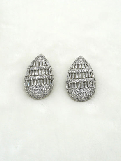 SILVER MILLIE ZIRCONIA EARRINGS