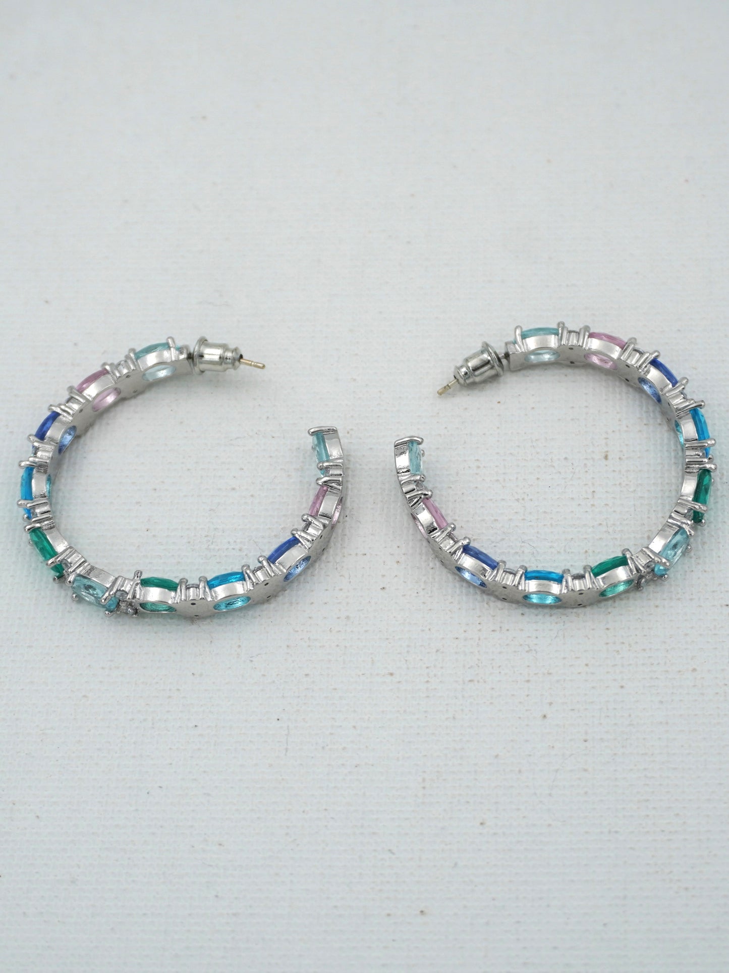 MULTICOLOR AGNES ZIRCONIA EARRINGS