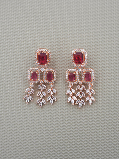 RUBY QUINN ZIRCONIA EARRINGS