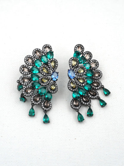 MULTICOLOR GRETA ZIRCONIA EARRINGS