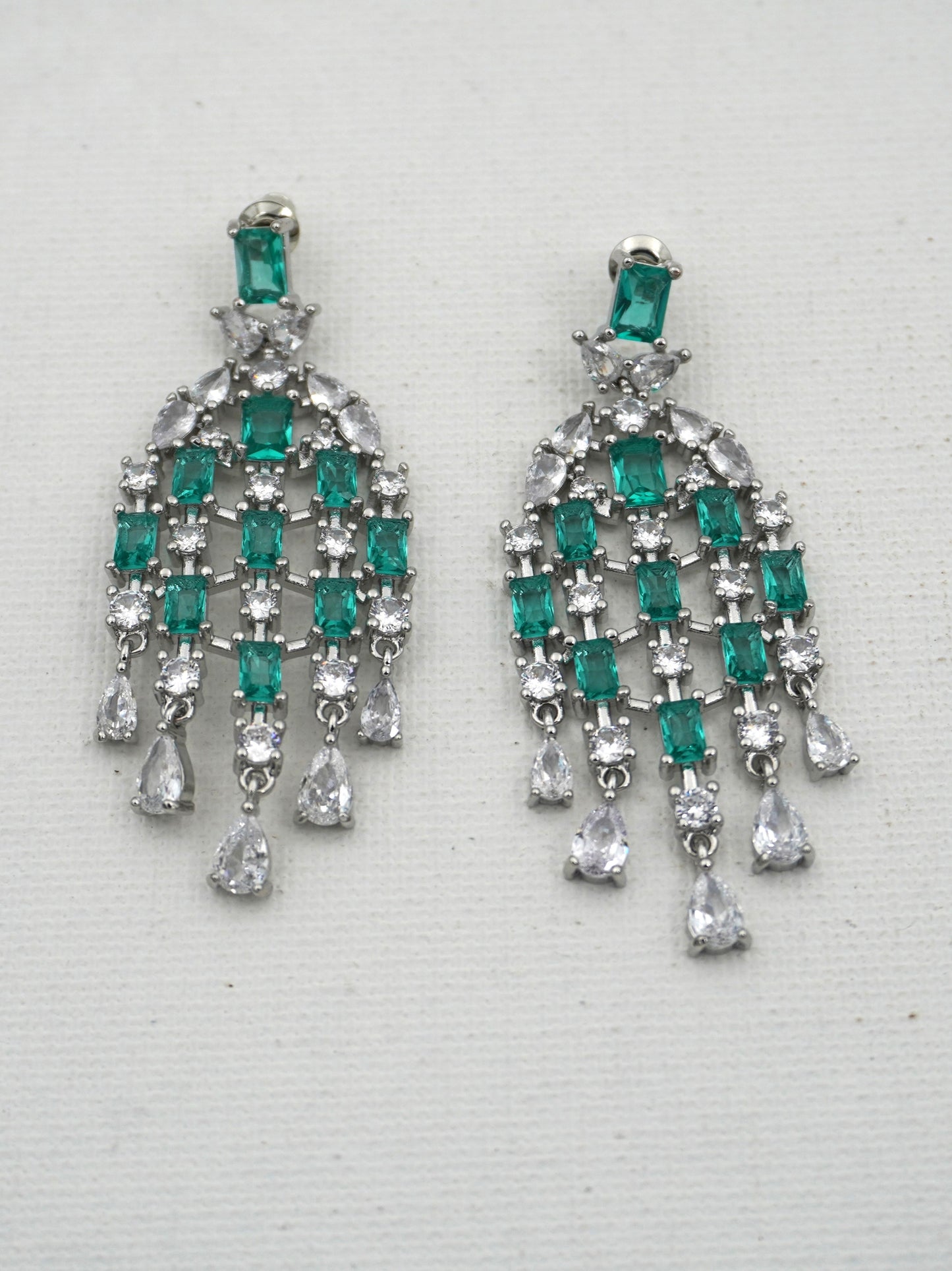 MINT HERA ZIRCONIA EARRINGS