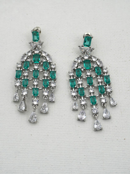 MINT HERA ZIRCONIA EARRINGS