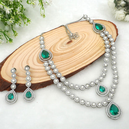 GREEN LUCIA ZIRCONIA SET