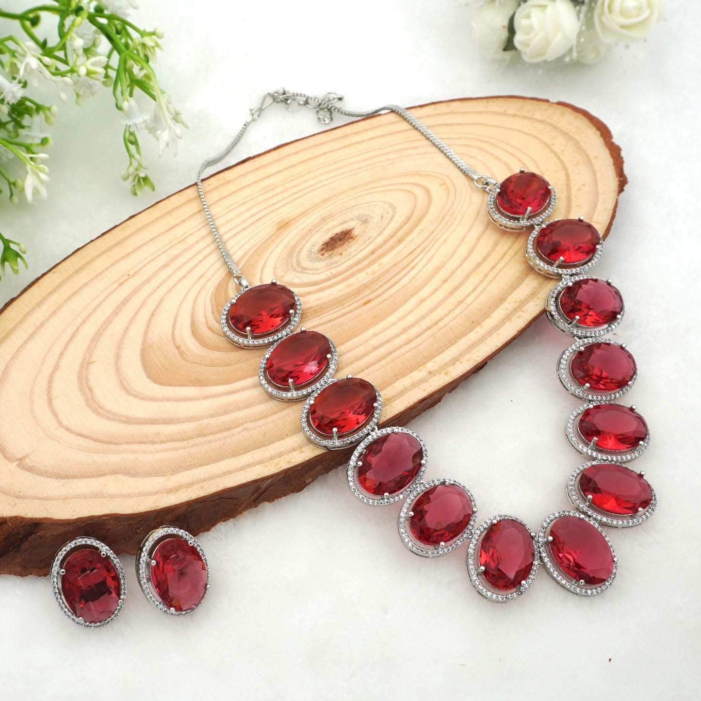 RUBY HELENA NECKLACE SET