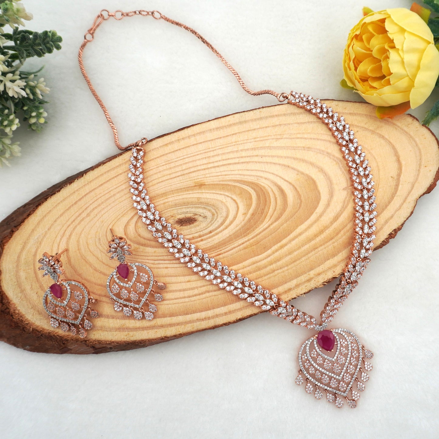 RUBY SARAYU NECKLACE SET