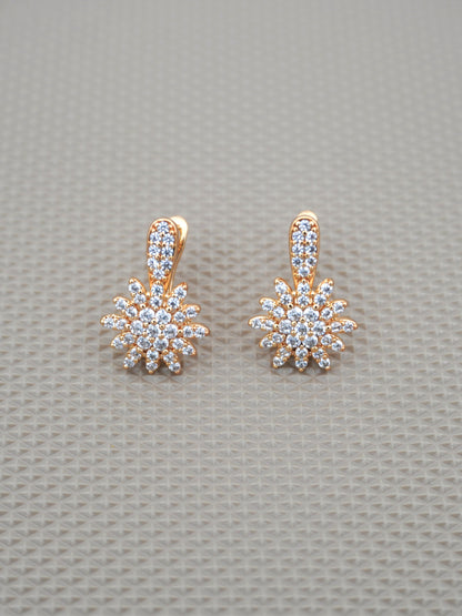 ROSE GOLD ANYLA ZIRCONIA STUDS