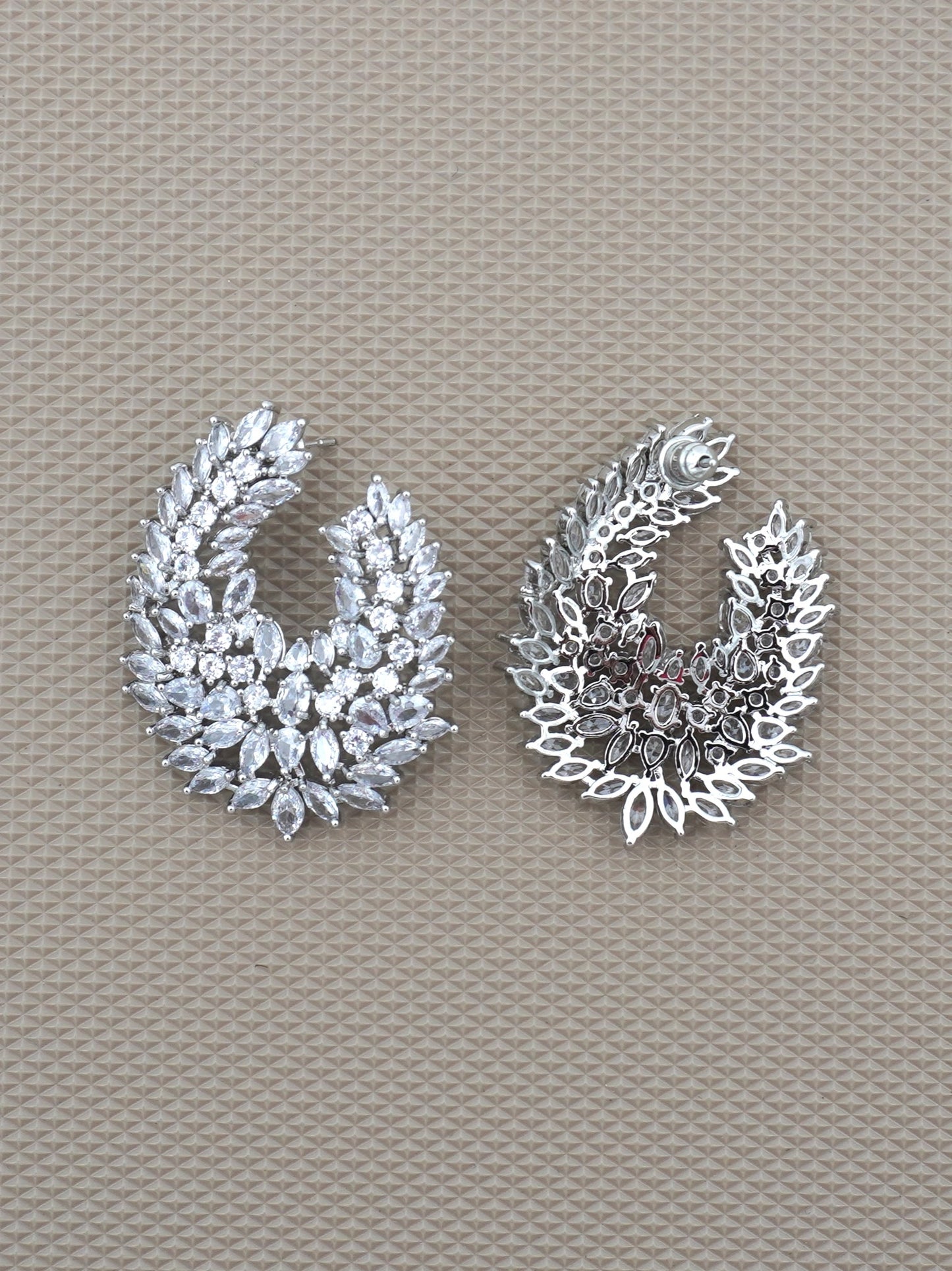 SILVER KIARA ZIRCONIA EARRINGS