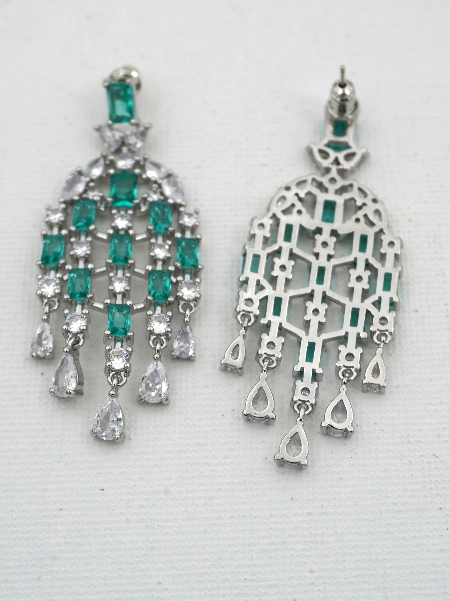 MINT HERA ZIRCONIA EARRINGS