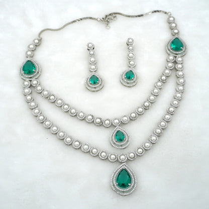 GREEN LUCIA ZIRCONIA SET