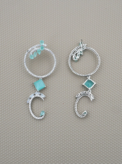 MINT ZURI ZIRCONIA EARRINGS
