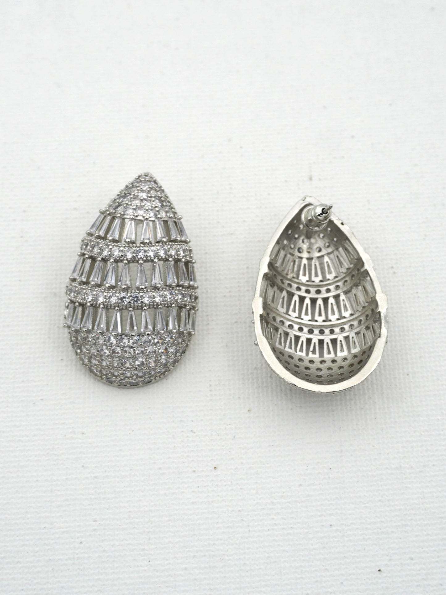 SILVER MILLIE ZIRCONIA EARRINGS