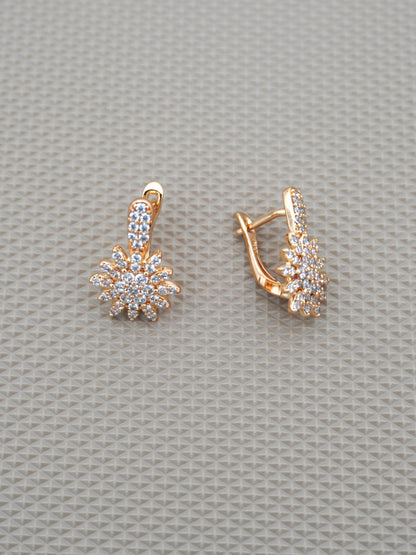 ROSE GOLD ANYLA ZIRCONIA STUDS