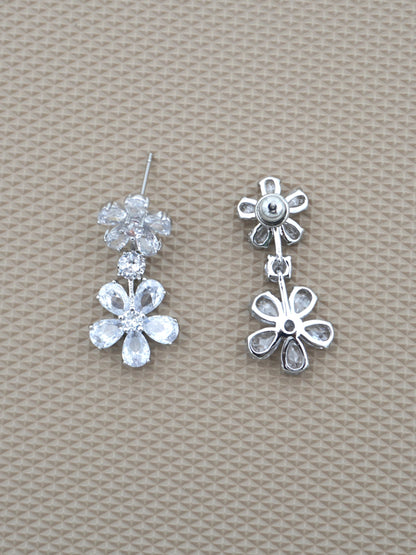 SILVER CIARA ZIRCONIA EARRINGS