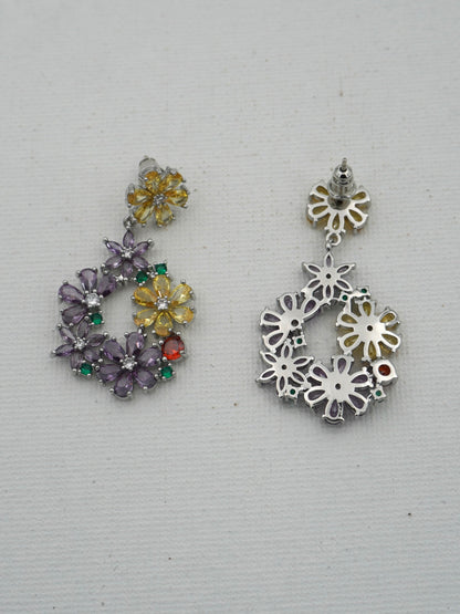 MULTICOLOR CHERIE ZIRCONIA EARRINGS