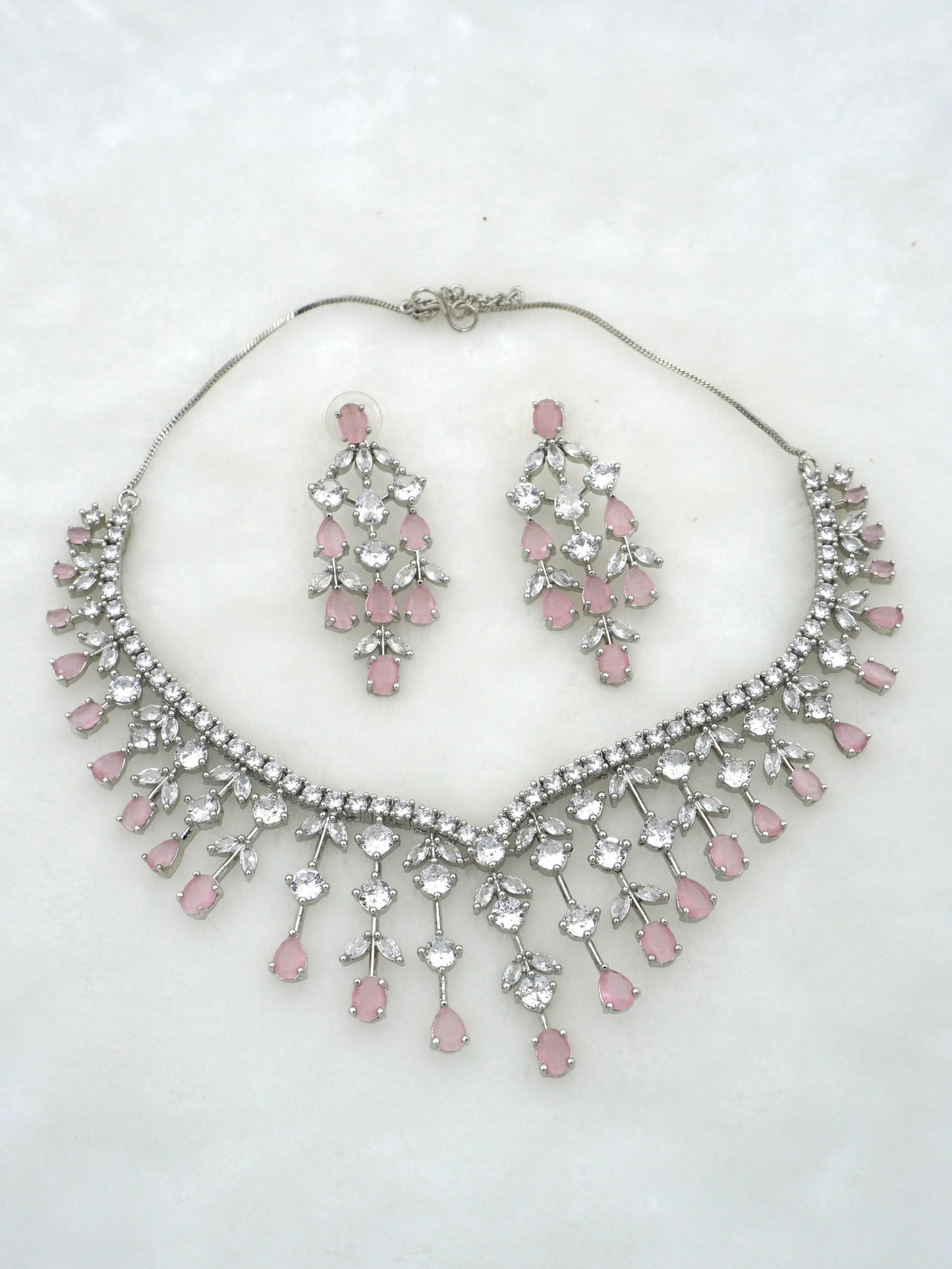 PINK VIVIAN NECKLACE SET