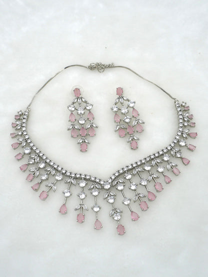 PINK VIVIAN NECKLACE SET