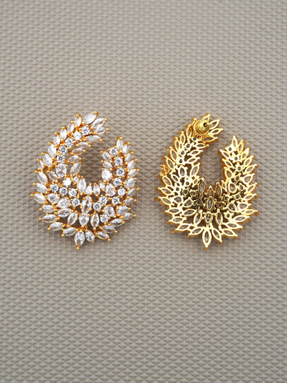 GOLD KIARA ZIRCONIA EARRINGS