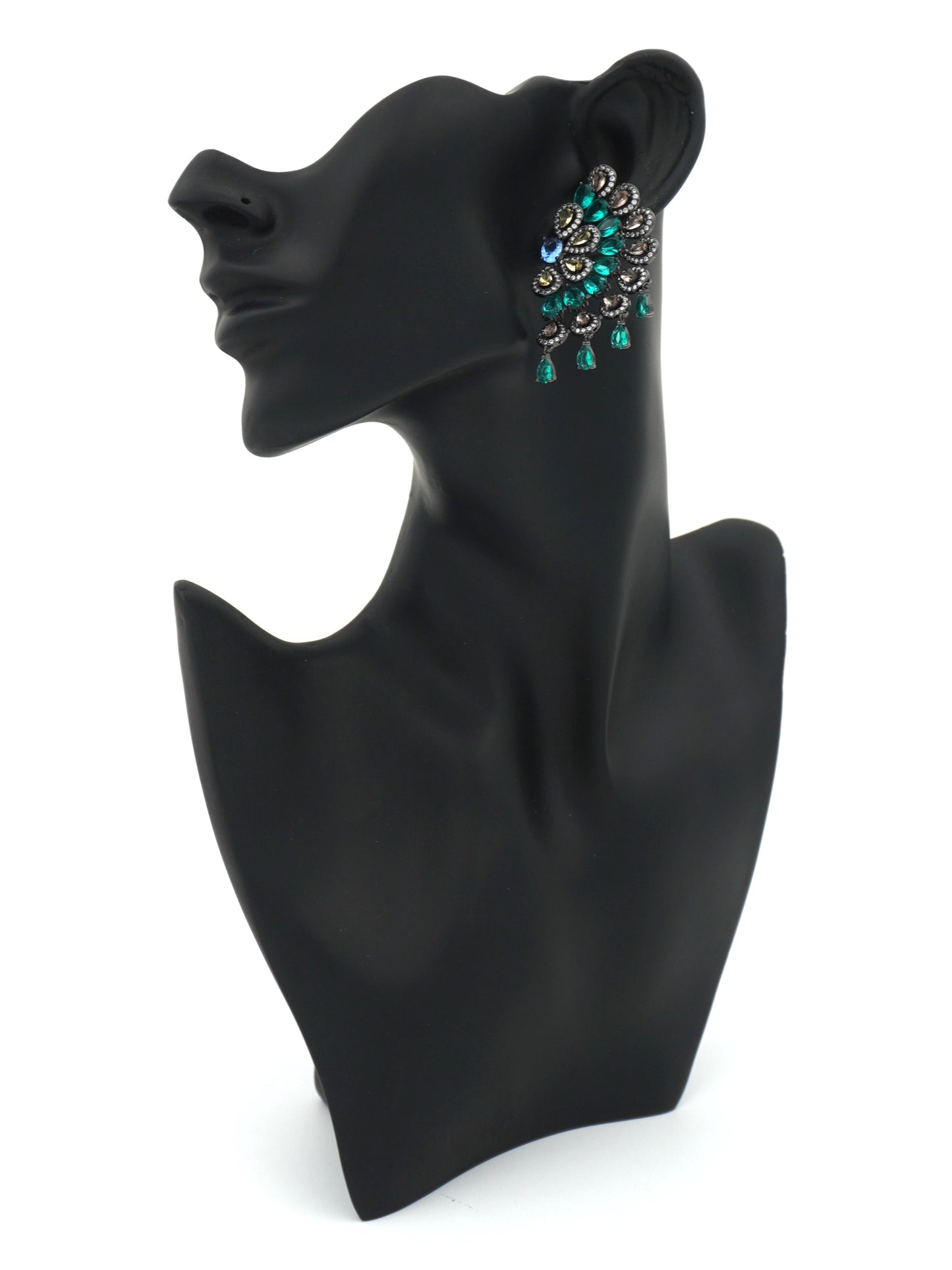 MULTICOLOR GRETA ZIRCONIA EARRINGS