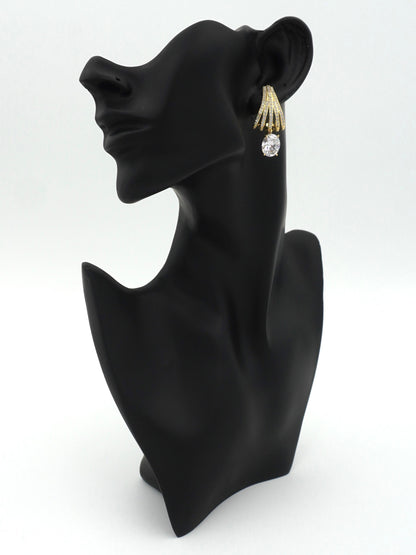 WHITE MAREN ZIRCONIA EARRINGS