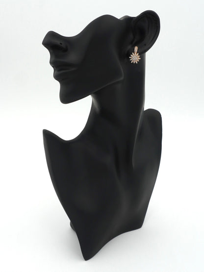 ROSE GOLD ANYLA ZIRCONIA STUDS