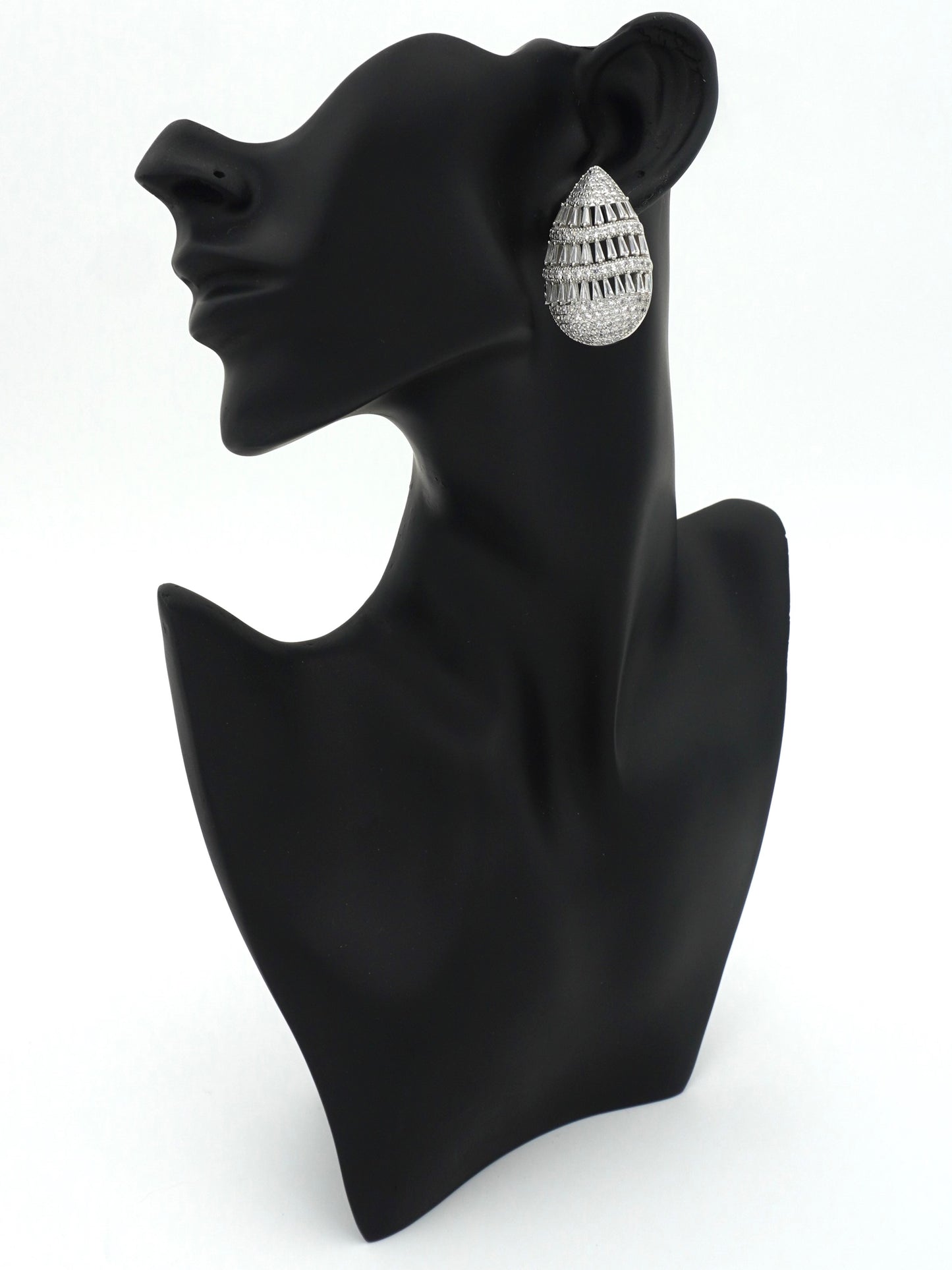 SILVER MILLIE ZIRCONIA EARRINGS