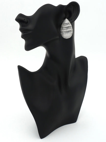 SILVER MILLIE ZIRCONIA EARRINGS