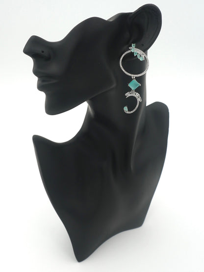 MINT ZURI ZIRCONIA EARRINGS
