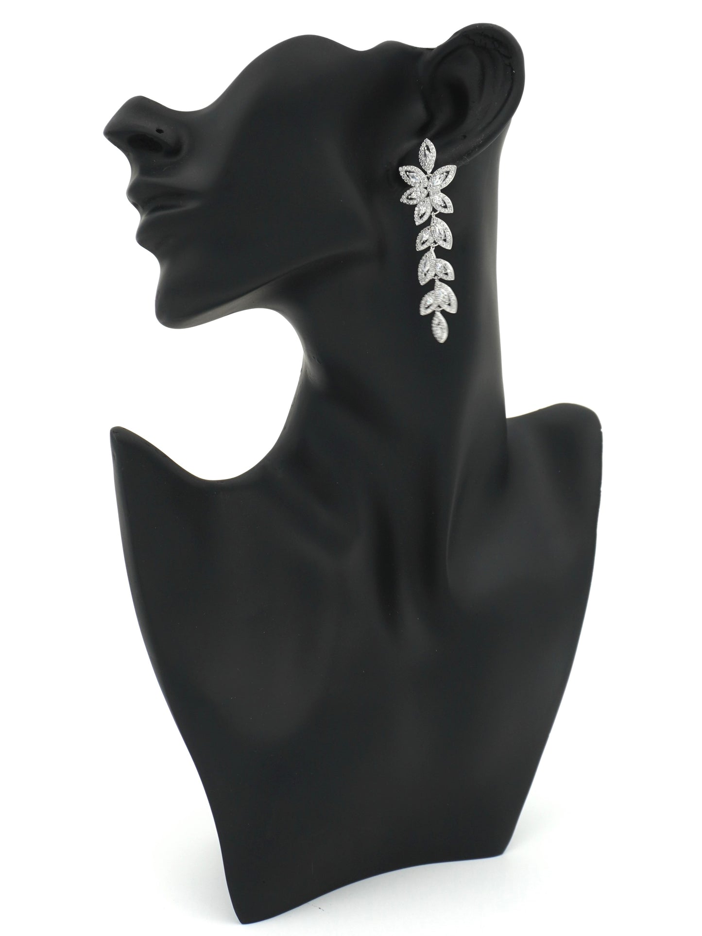 SILVER GRACE ZIRCONIA EARRINGS