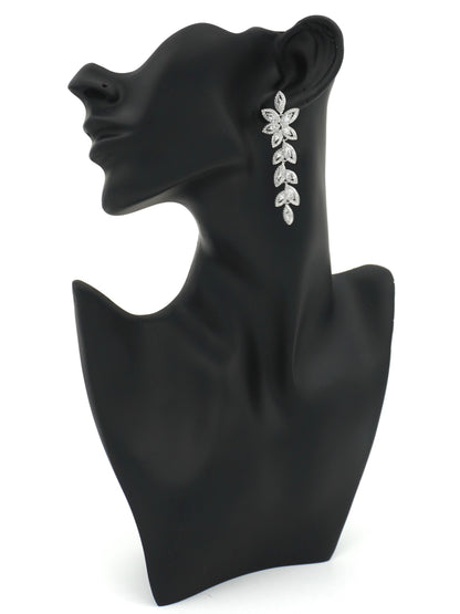 SILVER GRACE ZIRCONIA EARRINGS
