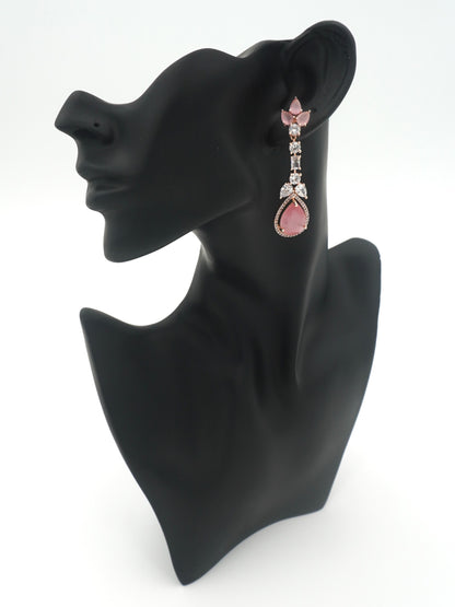 PINK ELLIE ZIRCONIA EARRINGS