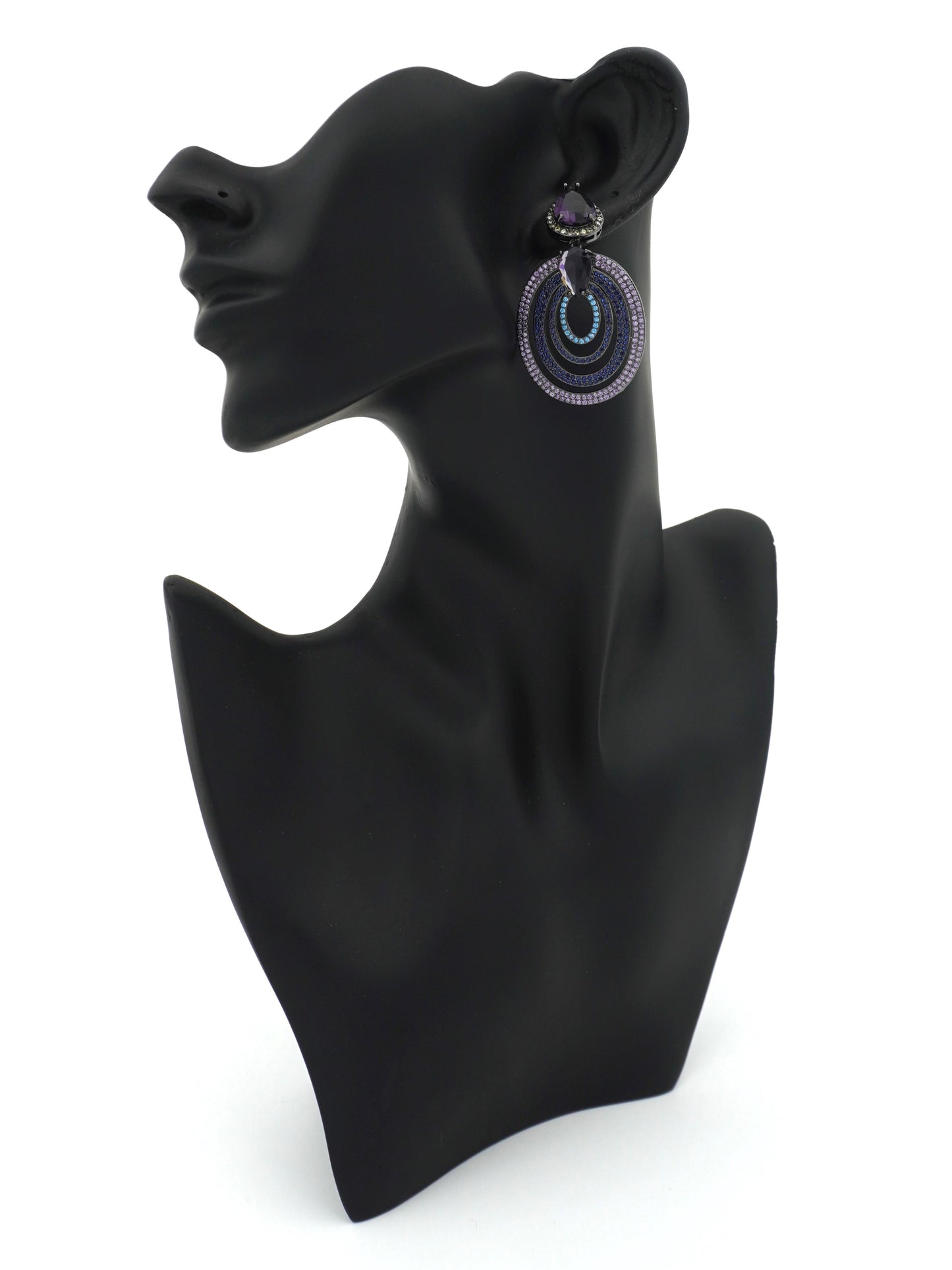 MULTICOLOR CLARA2 ZIRCONIA EARRINGS