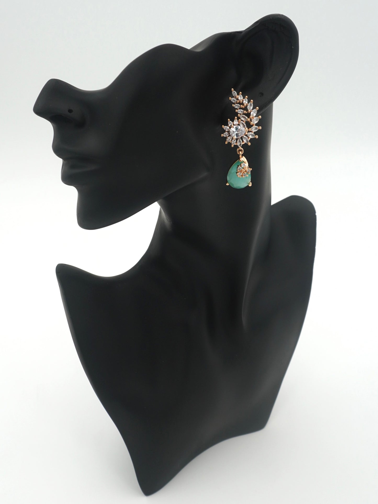 MINT LILA ZIRCONIA EARRINGS
