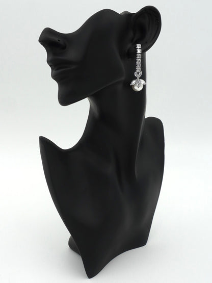 SILVER ALESSA ZIRCONIA EARRINGS