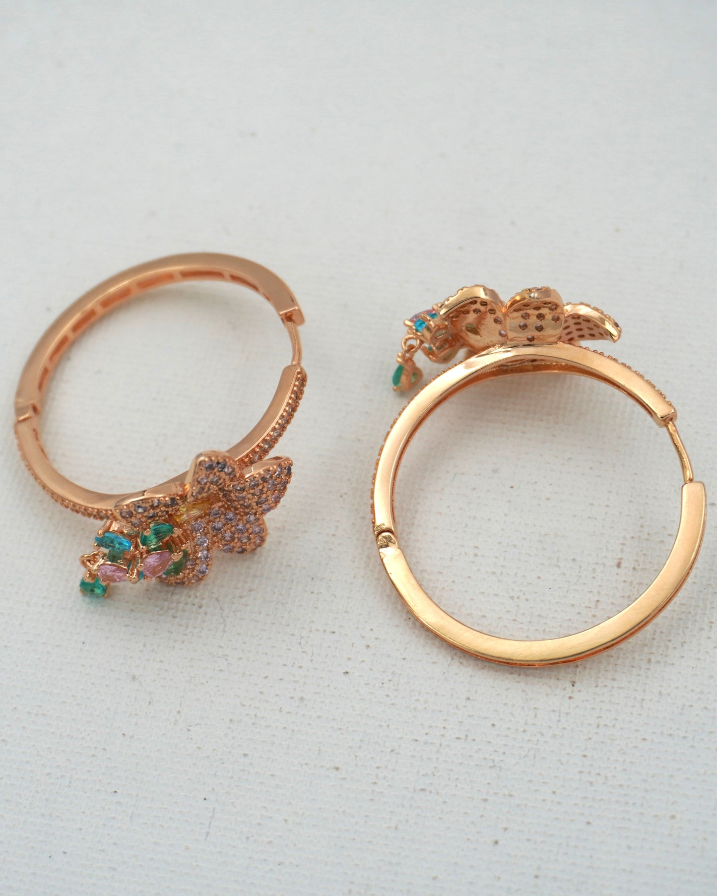 PINK ESTER ZIRCONIA EARRINGS