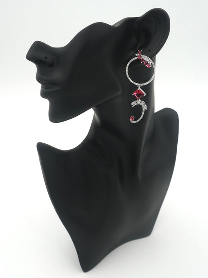 RUBY ZURI ZIRCONIA EARRINGS