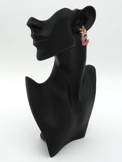 MULTICOLOR SKIPPER ZIRCONIA EARRINGS