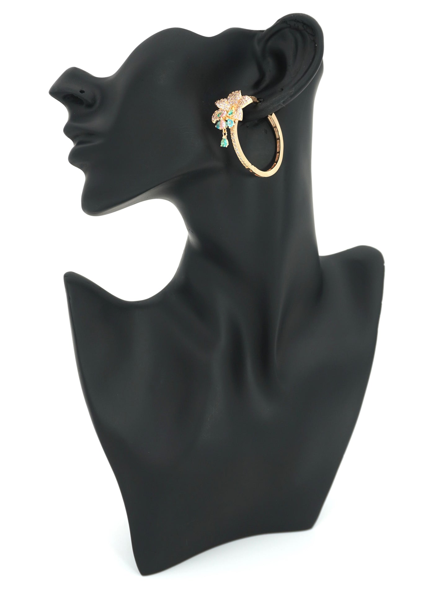 PINK ESTER ZIRCONIA EARRINGS