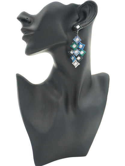 MULTICOLOR BLAIR ZIRCONIA EARRINGS