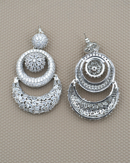 WHITE ANAYAH ZIRCONIA EARRINGS
