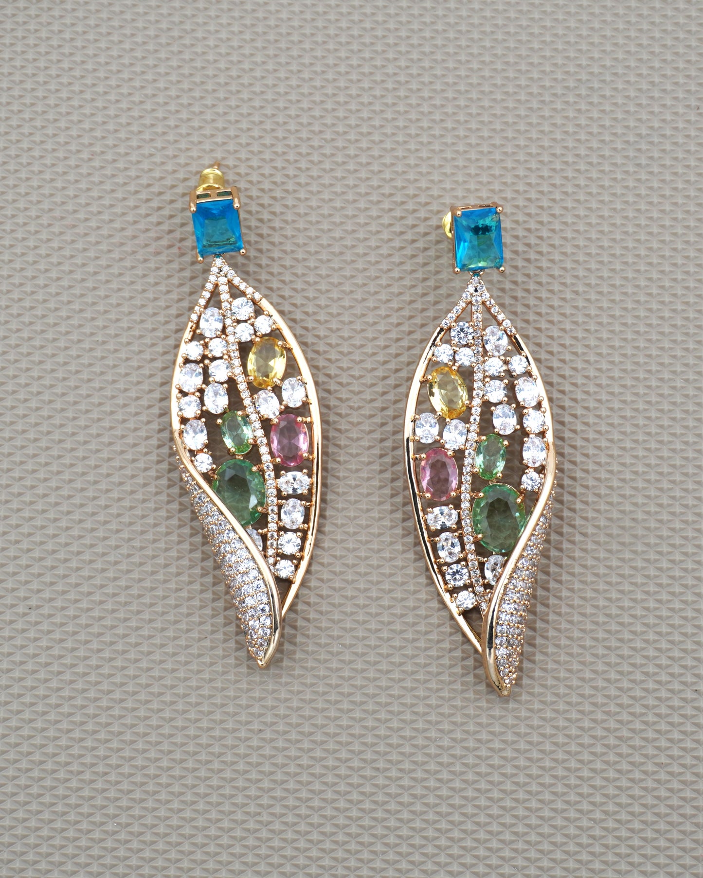 MULTICOLOR BELLONA ZIRCONIA EARRINGS