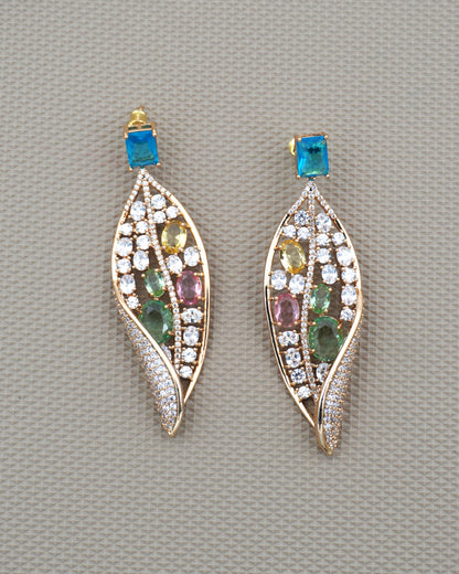 MULTICOLOR BELLONA ZIRCONIA EARRINGS